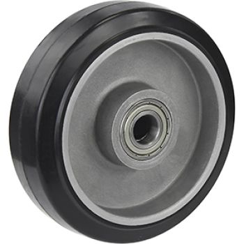 RODA BORRACHA - 125MM