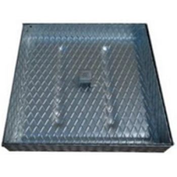 TAMPA SANEAM. GALV. REB. 25 XADREZ - 500X500X40MM