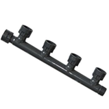 COLECTOR PVC ROSCAR - 1" - 4 VIAS
