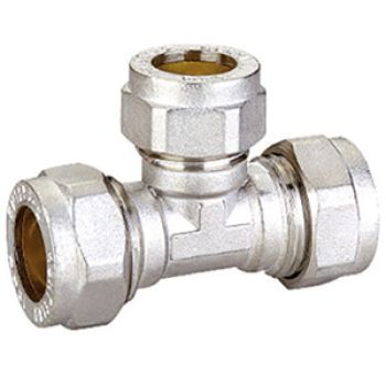 UNIAO CRUZAMENTO BICONICO CROM - 15MM