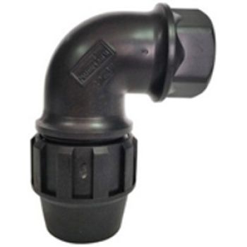 CURVA ROS/FEMEA APERTO RAP.POLIET. - 20-1/2"