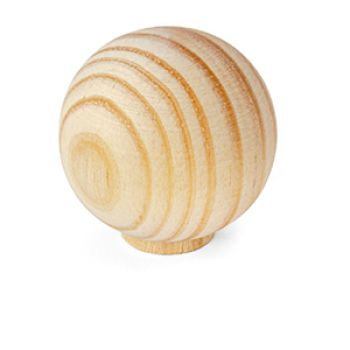 PUX. MOVEL FIXO BOLA PINHO NAT. - 30MM - 2UN