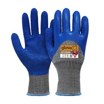 LUVA ANTI-CORTE REV. DUPLO LATEX - N.10