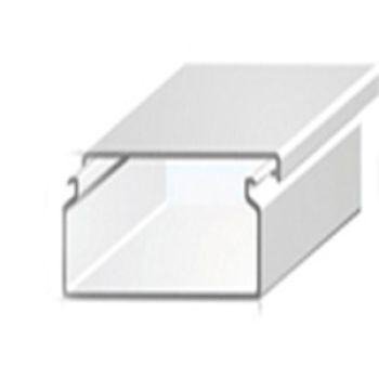 CALHA PLAST. BRANCA - 60X40MM - 2M