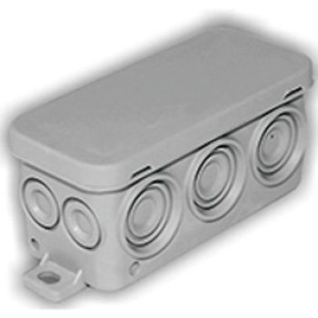 CAIXA DERIVACAO IP55 CINZA - 40X84X42MM