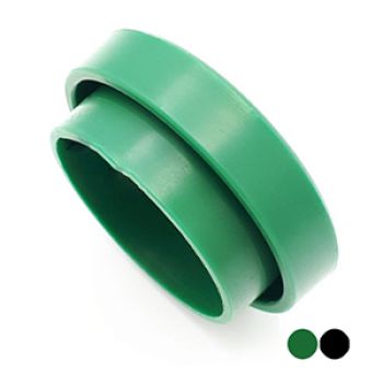 TACO PLAST. EXT. PRETO - 1" - 4UN
