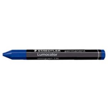 LAPIS MARCADOR CERA AZUL - 12UN