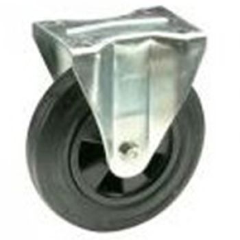 RODIZIO 50MM FIXO BORR. PRETA - 65X45 - 60MM