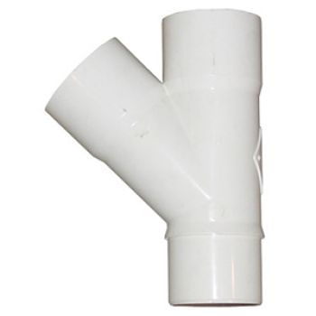 FORQUILHA CALEIRA PVC BRANCA D-25 45º - 75