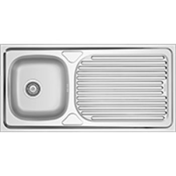 BANCA EMBUTIR 1 PIA INOX - 1005X505MM