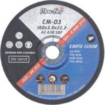DISCO CORTE FERRO - 125X3X22.2MM