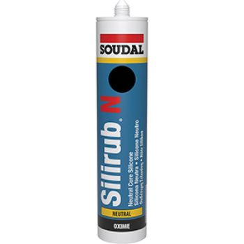 SILICONE NEUTRO SILIRUB N PRETO - 300ML