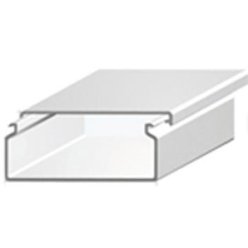 CALHA PLAST. BRANCA - 110X50MM - 2M