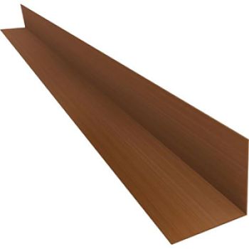 PERFIL REMATE PISO CASTANHO PVC 30MM - 2M