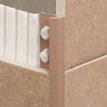 PERFIL CANTO AZULEJO PVC 6MM ROSA - 2.60M