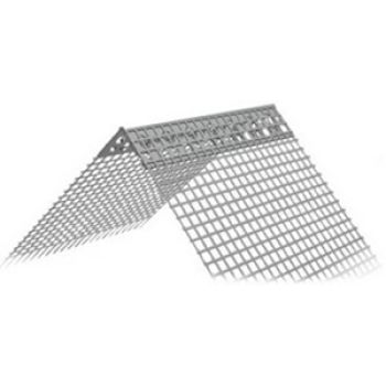 PERFIL CANTO PVC C/REDE FIBRA - 2.5M