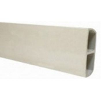 PERFIL MEIA CANA PVC - 2.5M