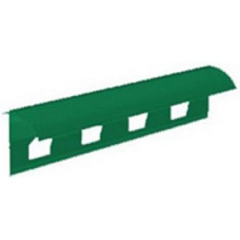 PERFIL CANTO AZULEJO PVC 6MM VERDE - 2.60M