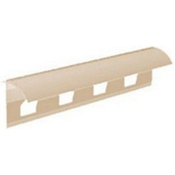 PERFIL CANTO AZULEJO PVC 6MM SALMAO - 2.60M