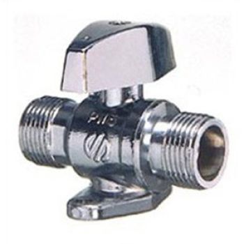 VALV. ESFERA M/M V-90 ARCO 20X1.5 C/BASE CROMADA