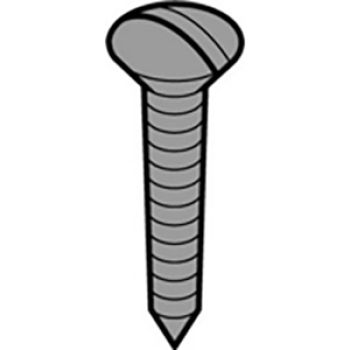 PARAF. OVAL FENDA MAD.FER/ZIN - 1"X5 - 20UN