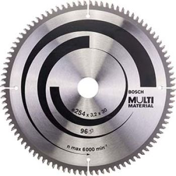 DISC SERRA CIRC. MULTIMAT - 96D -254X30MM