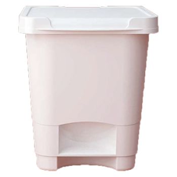 BALDE WC C/PEDAL PLAST. BRANCO - 20L