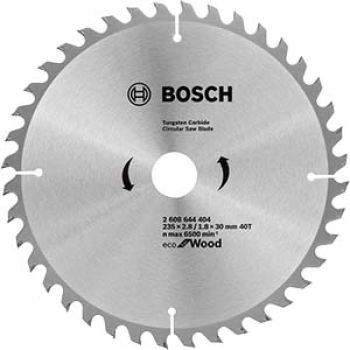 DISC SERRA CIRC. ECO P/MAD. - 40D - 235X30MM