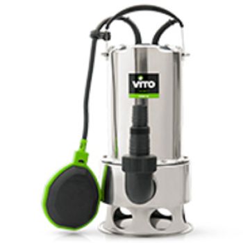 BOMBA SUBMERSIVEL P/AGUAS SUJAS INOX - 1100W