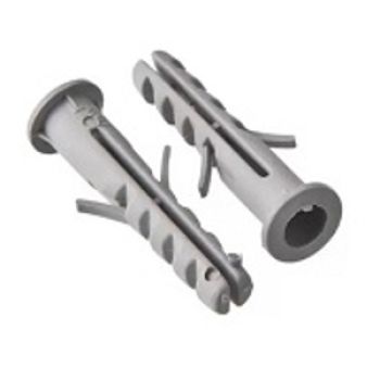 BUCHA NYLON C/GOLA - M10X50 - 100UN