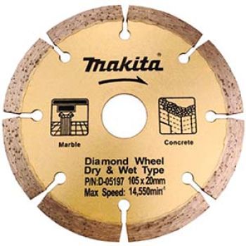 DISCO DIAMANTADO - 105MM P/4100NH P/CORTE MARMORE