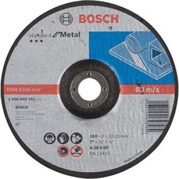 DISCO CORTE FERRO STANDARD - 180X3X22.2MM
