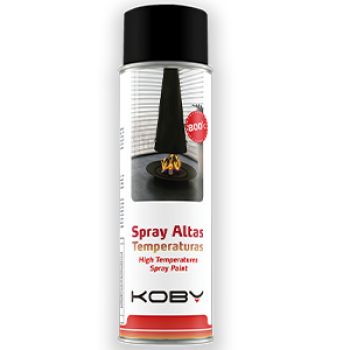 SPRAY ACRILICO ALTA TEMP. PRETO BRILH. 9005-400ML