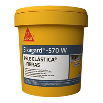 SIKAGARD 570W PELE ELASTICA FIBRAS - CINZA - 20KG
