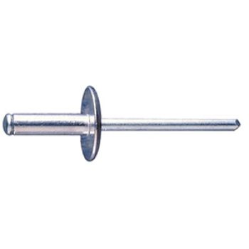 REBITE CEGO ALUMINIO ABA LARGA - 5X12MM - 200UN