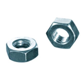 PORCA SEXTAVADA FER/ZIN - 1/2" - 5UN