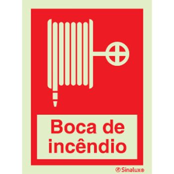 SINAL PVC FOTOLUM. - N. P0415 TIPO 1 - 20X30CM