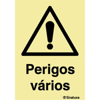 SINAL PVC OPACO - N. P1342 TIPO 1 - 15X20CM