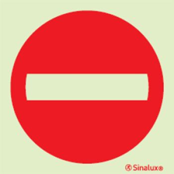 SINAL PVC OPACO - N. P1710 TIPO 1 - 20X20CM
