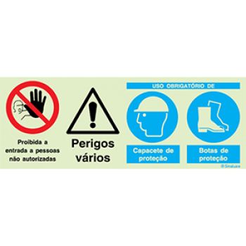 SINAL PVC OPACO - N. P2263 TIPO 1 - 80X30CM