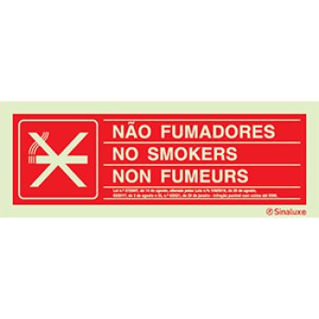 SINAL PVC OPACO - N. P3490 TIPO 1 - 20X7CM