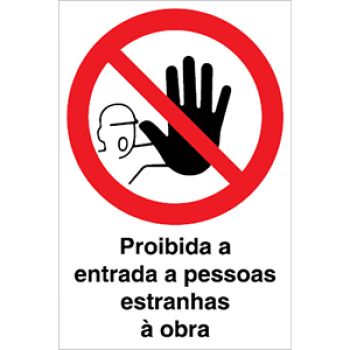 SINAL PVC OPACO - N. P3710 TIPO 1 - 20X30CM