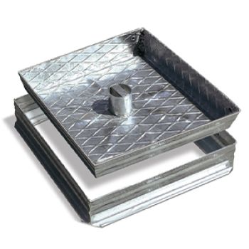 TAMPA SAN. GALV. REB. 75 XADREZ B125 -500X500X90MM