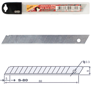 LAMINA X-ATO - 9MM - 10UN
