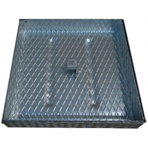 TAMPA SANEAM. GALV. REB. 25 XADREZ - 300X300X40MM