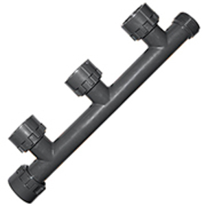 COLECTOR PVC ROSCAR - 1" - 3 VIAS