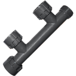COLECTOR PVC ROSCAR - 1" - 2 VIAS