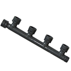 COLECTOR PVC ROSCAR - 1" - 4 VIAS