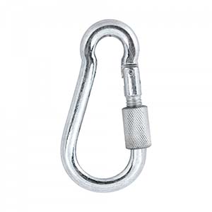 MOSQUETAO BOMBEIRO SEGUR. ZINC. - 10X100MM