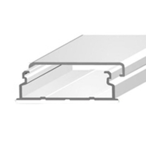 CALHA PLAST. BRANCA - 40X12.5MM - 2M